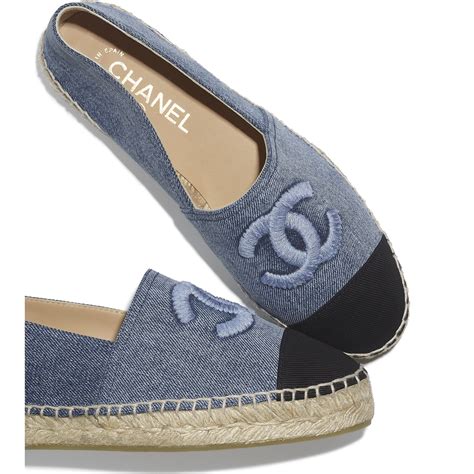 espadrillas firmate chanel|Chanel denim espadrilles.